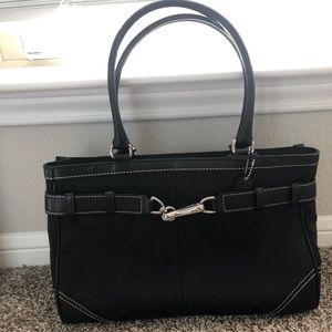 Coach Signature Hampton Satchel - Large